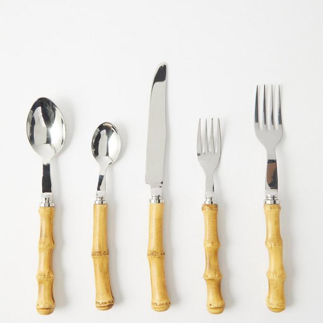Les Ottomans Five-piece stainless-steel cutlery set