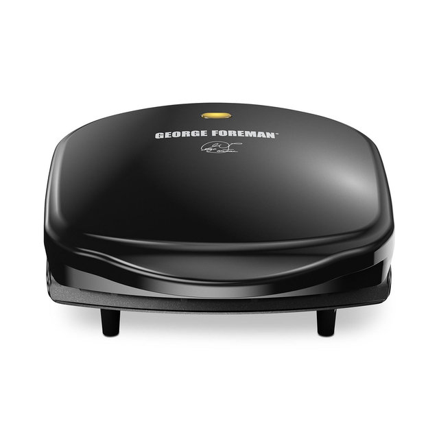 George Foreman 2-Serving Classic Plate Electric Indoor Grill & Panini Press