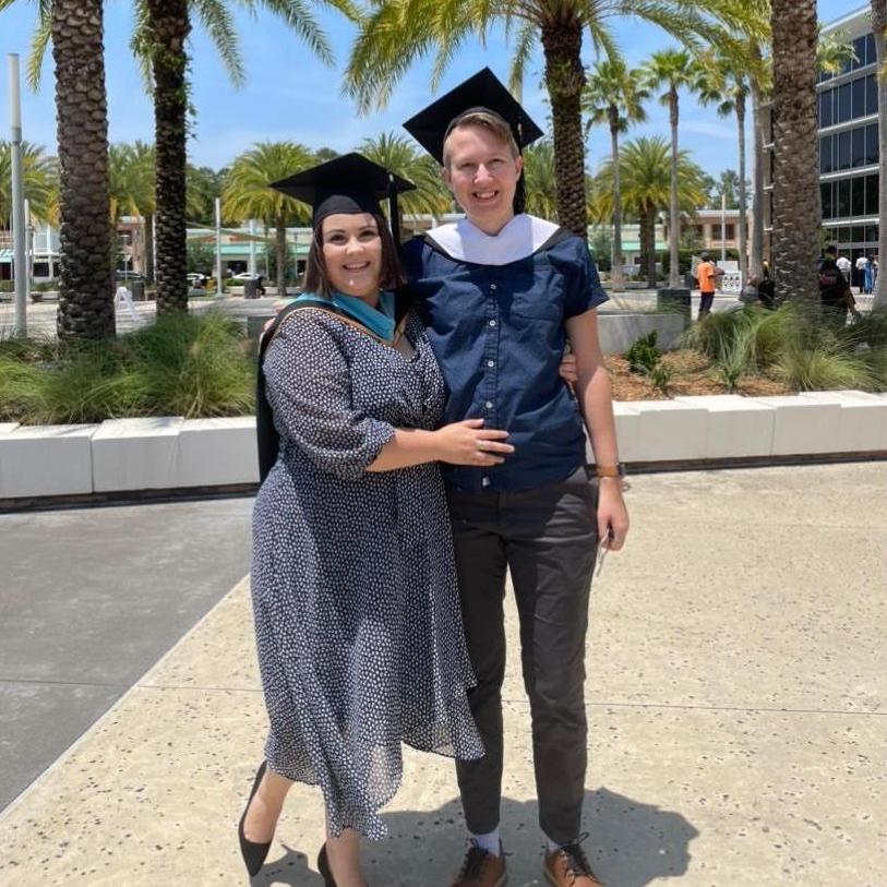 Go Knights! We both received Masters Degrees from the University of Central Florida!