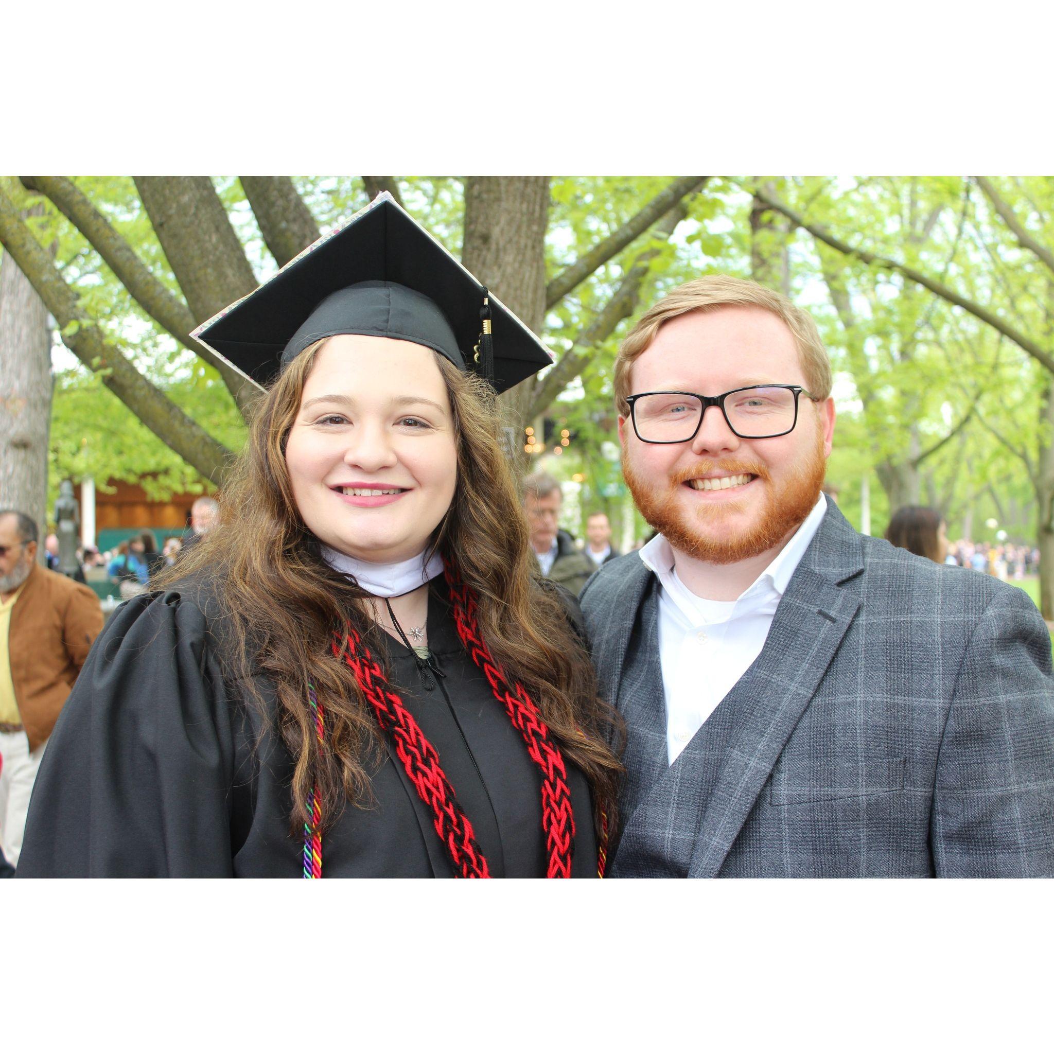 Sydney's graduation for her Master's!