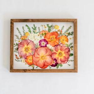 Framed Wedding Bouquet Preservation