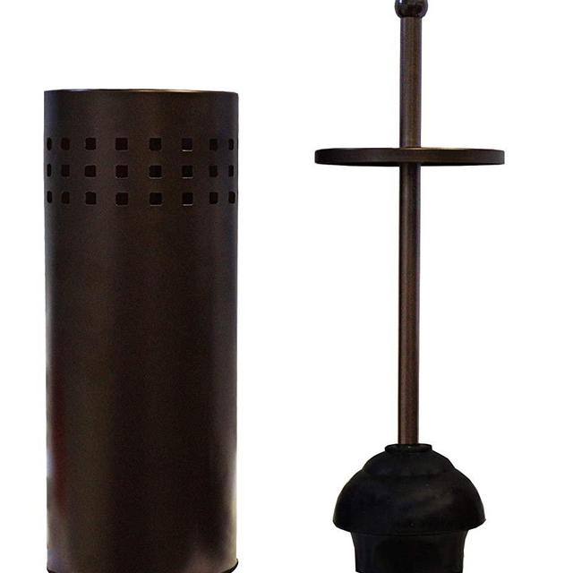 Blue Donuts Toilet Plunger with Holder for Bathroom, Multi Drain Suitable Also for Bathtubs, Quick Dry (Bronze)