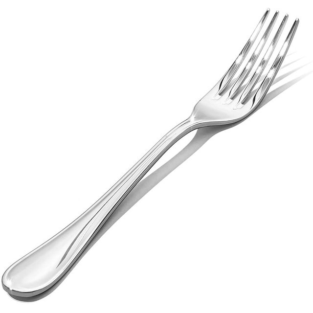 KINGSTONE 12 Piece Teardrop Dinner Forks Set(8.07 inch), 18/10 Stainless Steel Forks, Premium Table Forks Silverware for Home, Kitchen, Restaurant, Mirror Polished, Dishwasher Safe