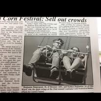 We made it in the newspaper!