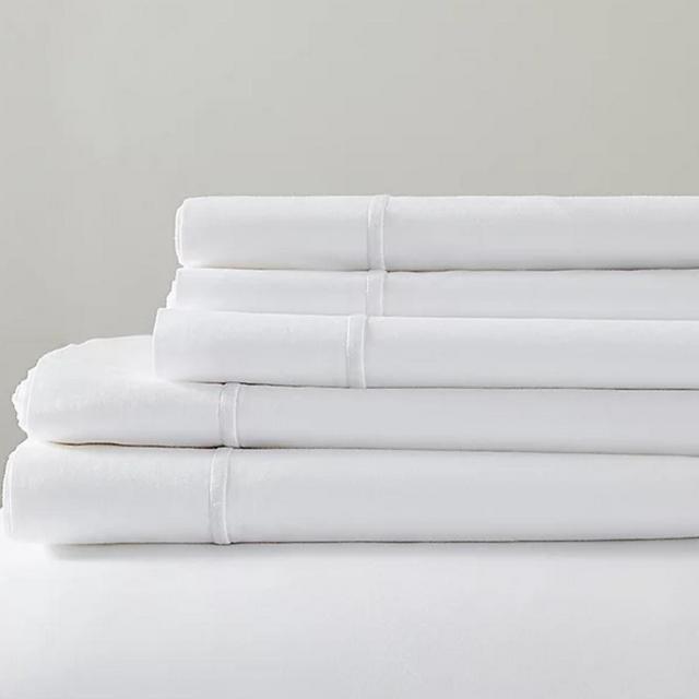 Savoy Egyptian Cotton Flat Sheet | Savoy Egyptian Cotton Bed Linen Collection | Bed Linen Collections | The White Company