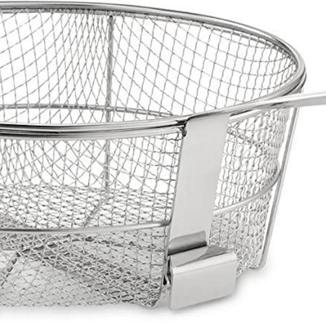 All-Clad 59930 Dishwasher Safe Fry Basket / Cookware, 6-Quart, Silver