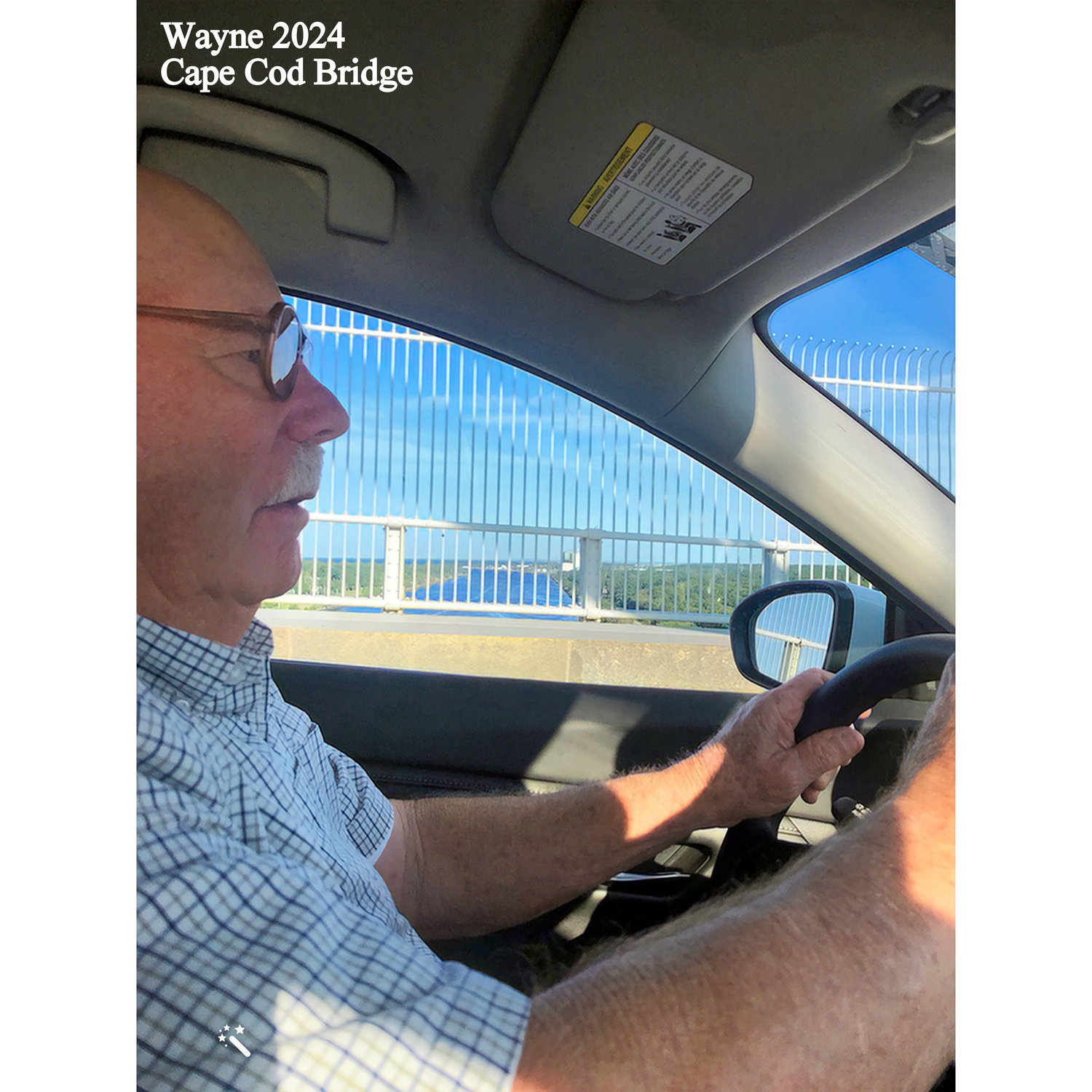 Wayne is a great driver whether the steering wheel is on the right or left. I am the map reader. This is how Karen learned how to read the Thomas Guide on way to softball.