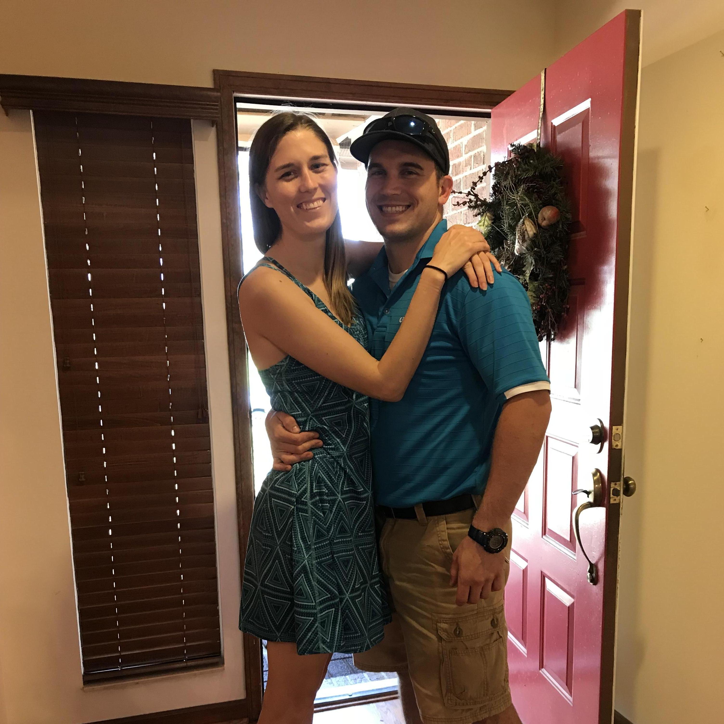 Our first day in our new home!