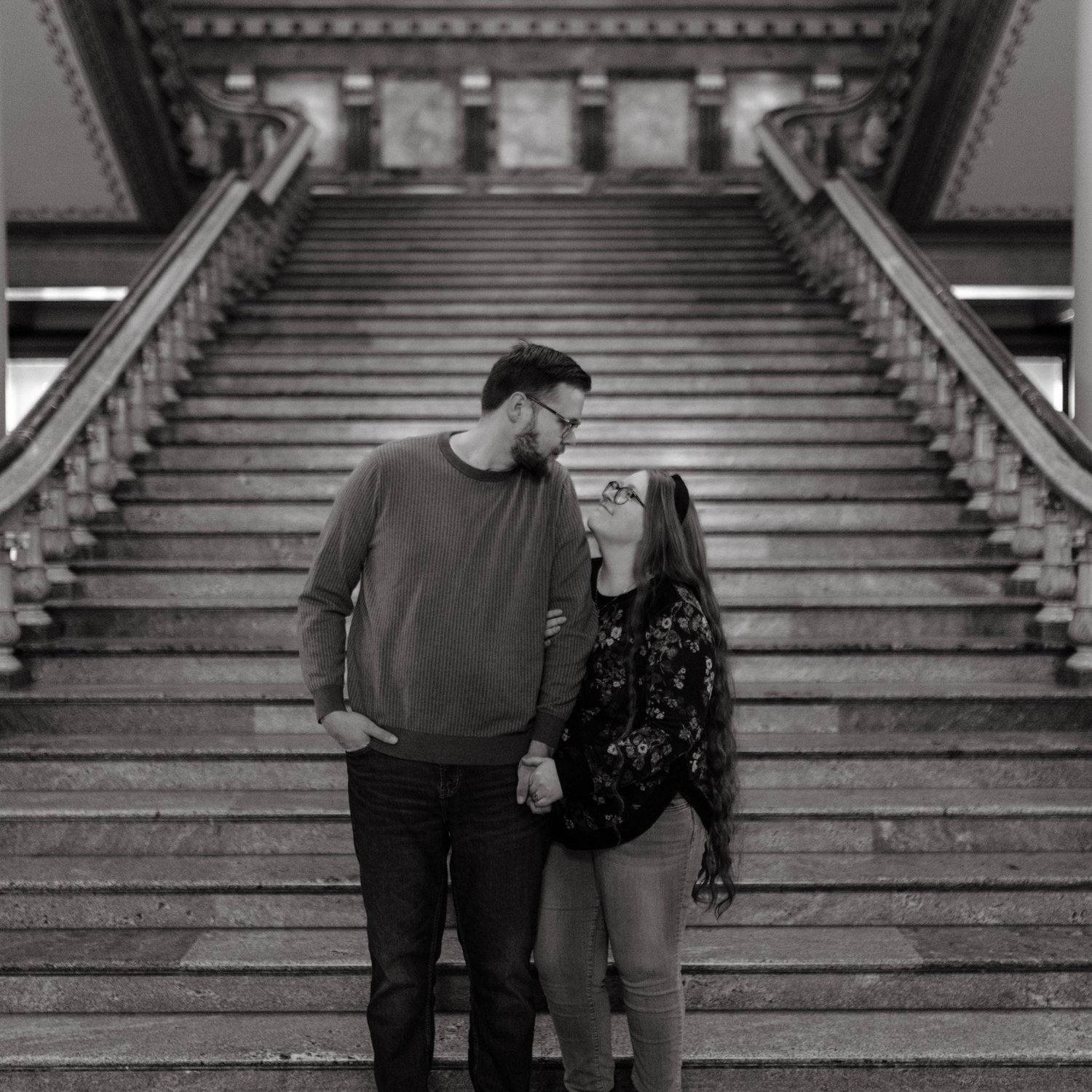 Our Engagement Photos at the Iowa State Capitol! -Courtesy of Peridot & Lace ❤️