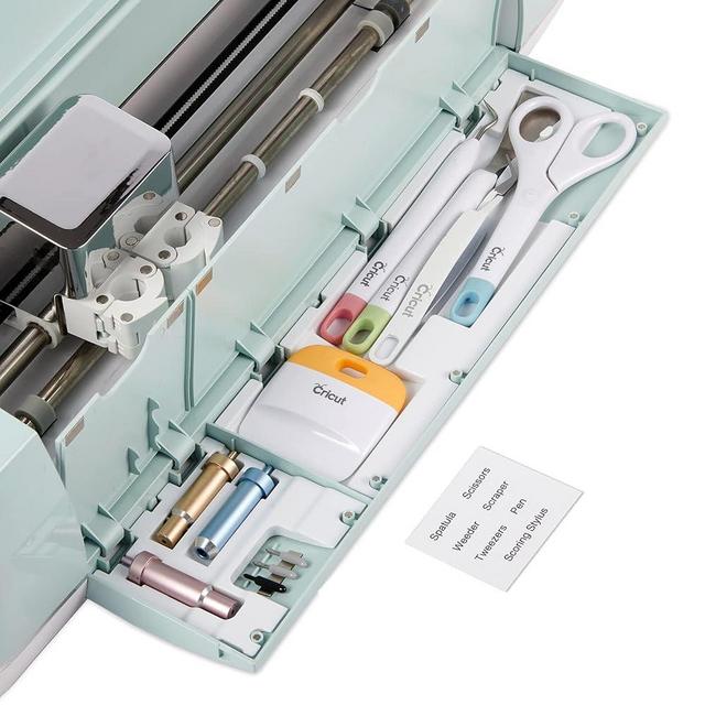 Duryeo Tool Storage Insert Compatible with Cricut Explore Air 2& Explore 3, Drawer Weeding Tools Kit Tray, Blades Housing Accessories Organizer (White, Blades Housing and Tools not Included)