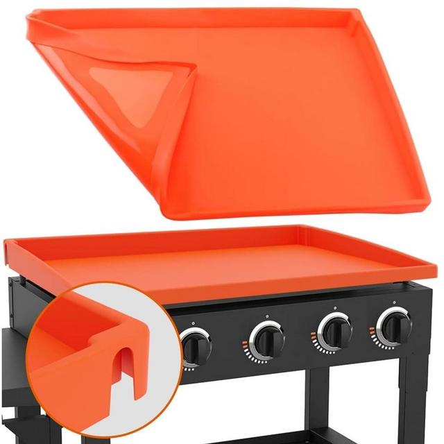 Upgraded Silicone Griddle Mat for Blackstone - 36 Inch True Fully Wrapped Coverage Food-Grade Silicone Mat, Easy to Clean, Heat & Cold Resistant, Prevent Rust, Griddle Cover (Full-Cover 36")