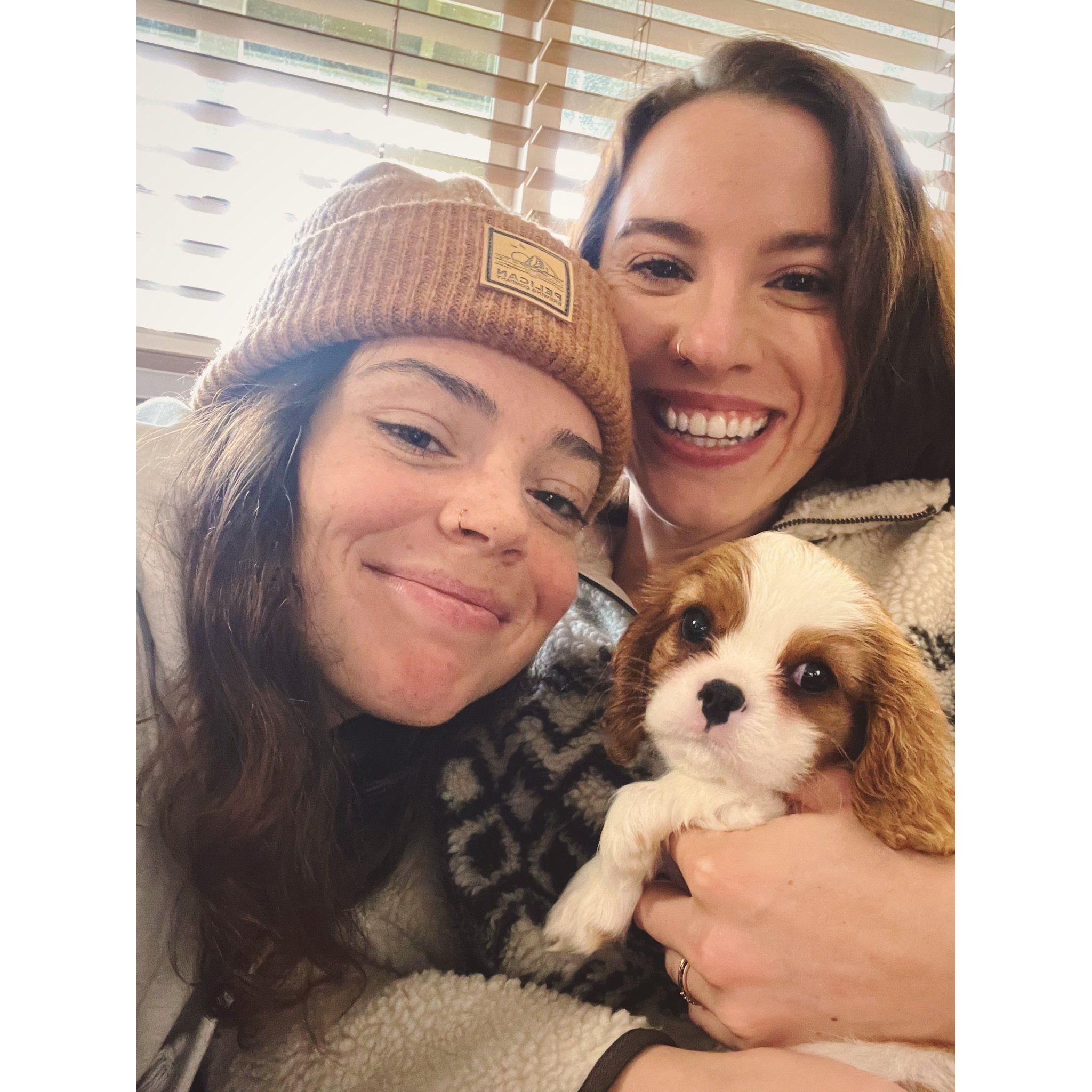 When we first met Lucy!