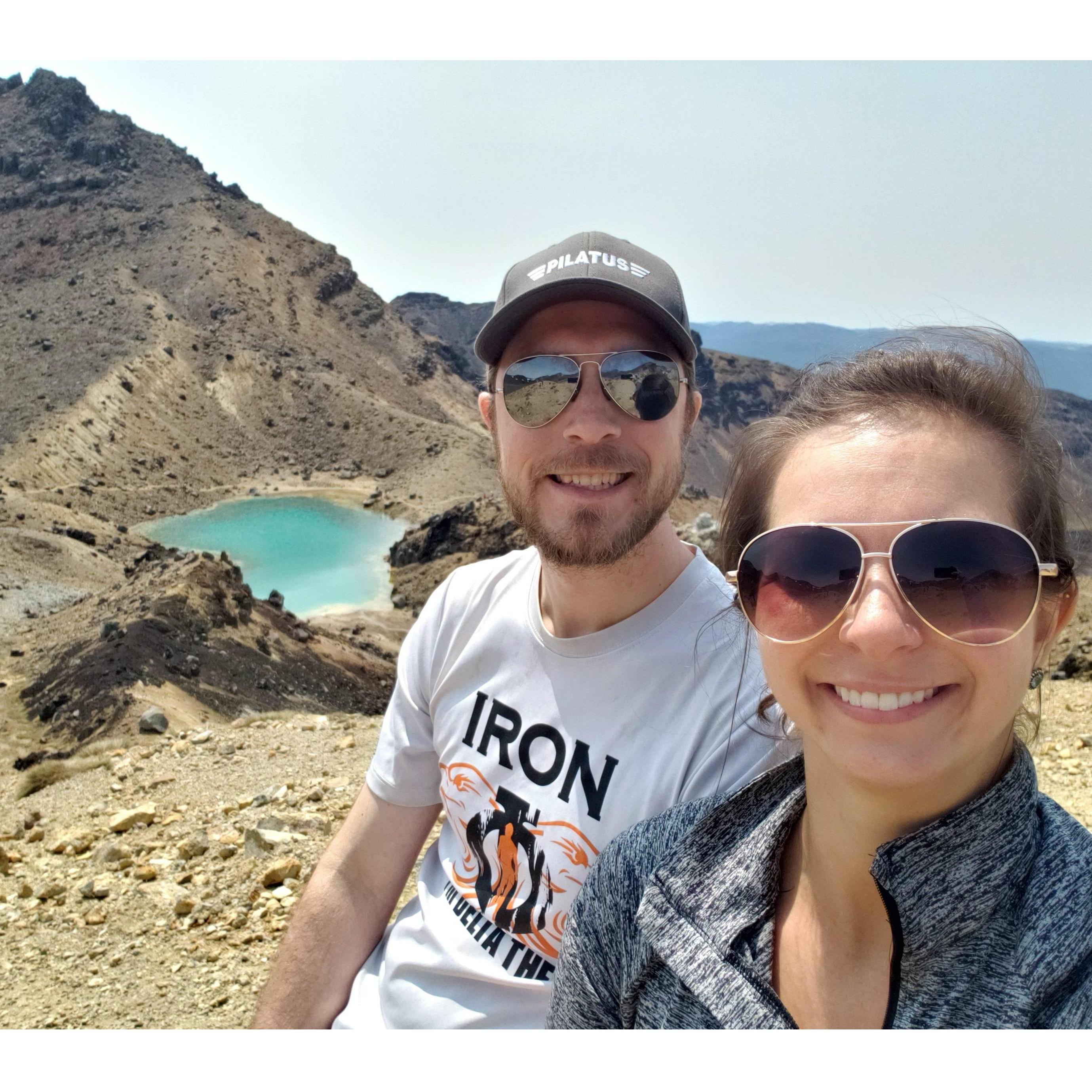 Hiking 12 miles through Tongariro National Park, New Zealand (Jan 2020)