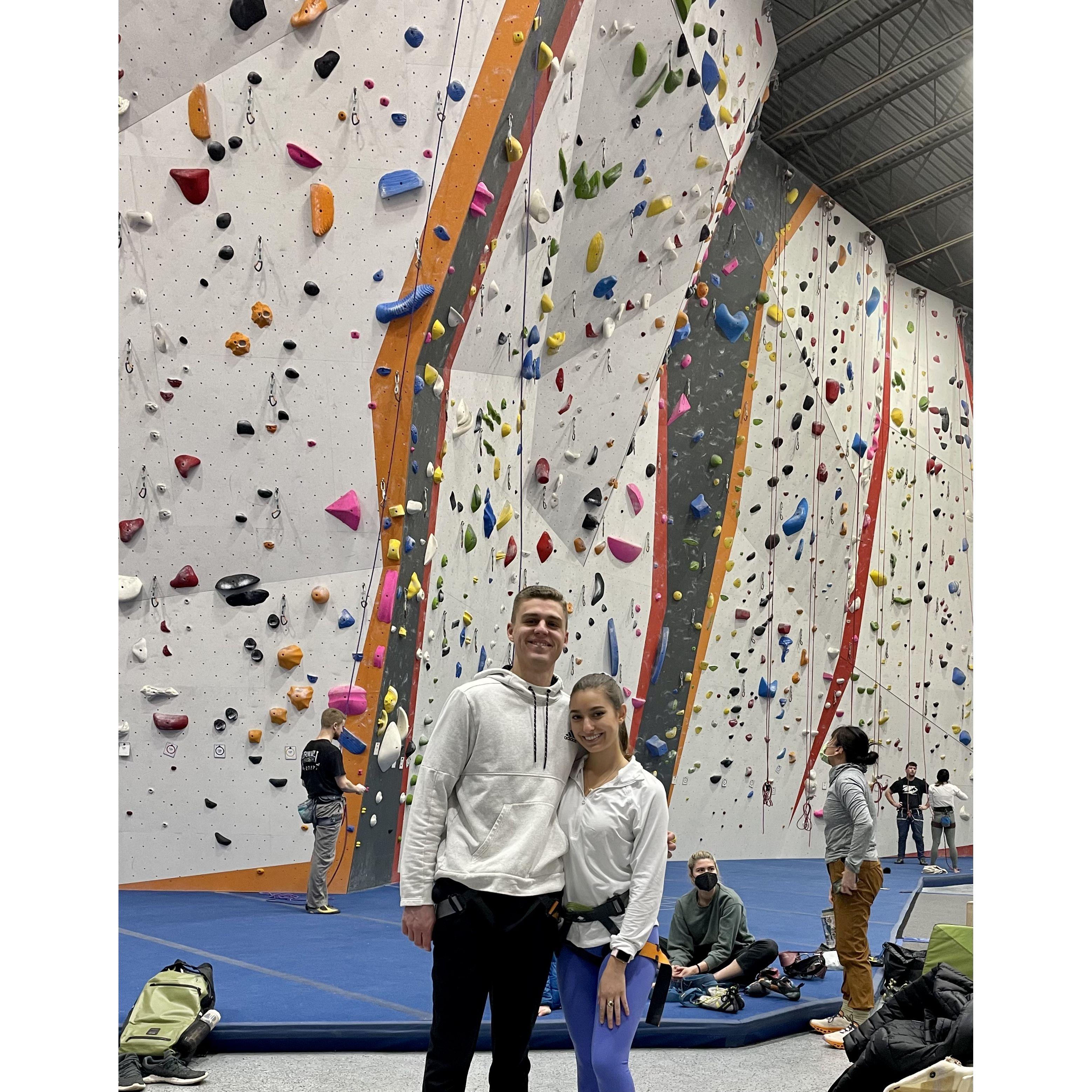 Indoor Rock Climbing 1.21.2023