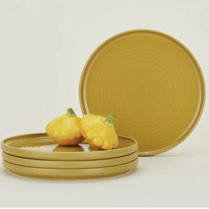 Essential Salad Plate, Set of 4 - Mustard