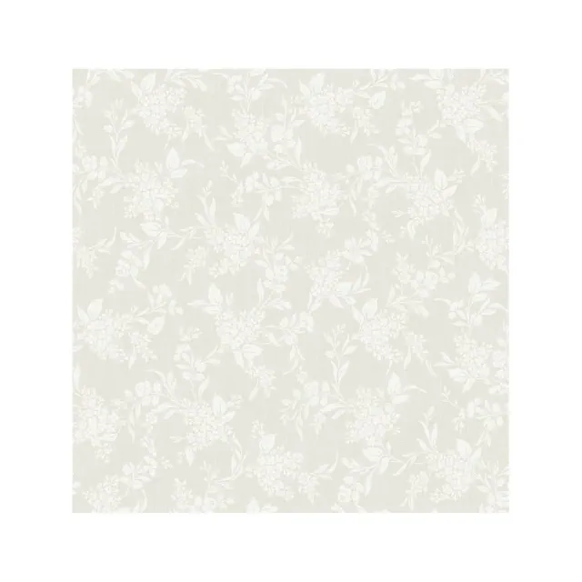 NextWall Neutral Tonal Floral Peel and Stick Wallpaper