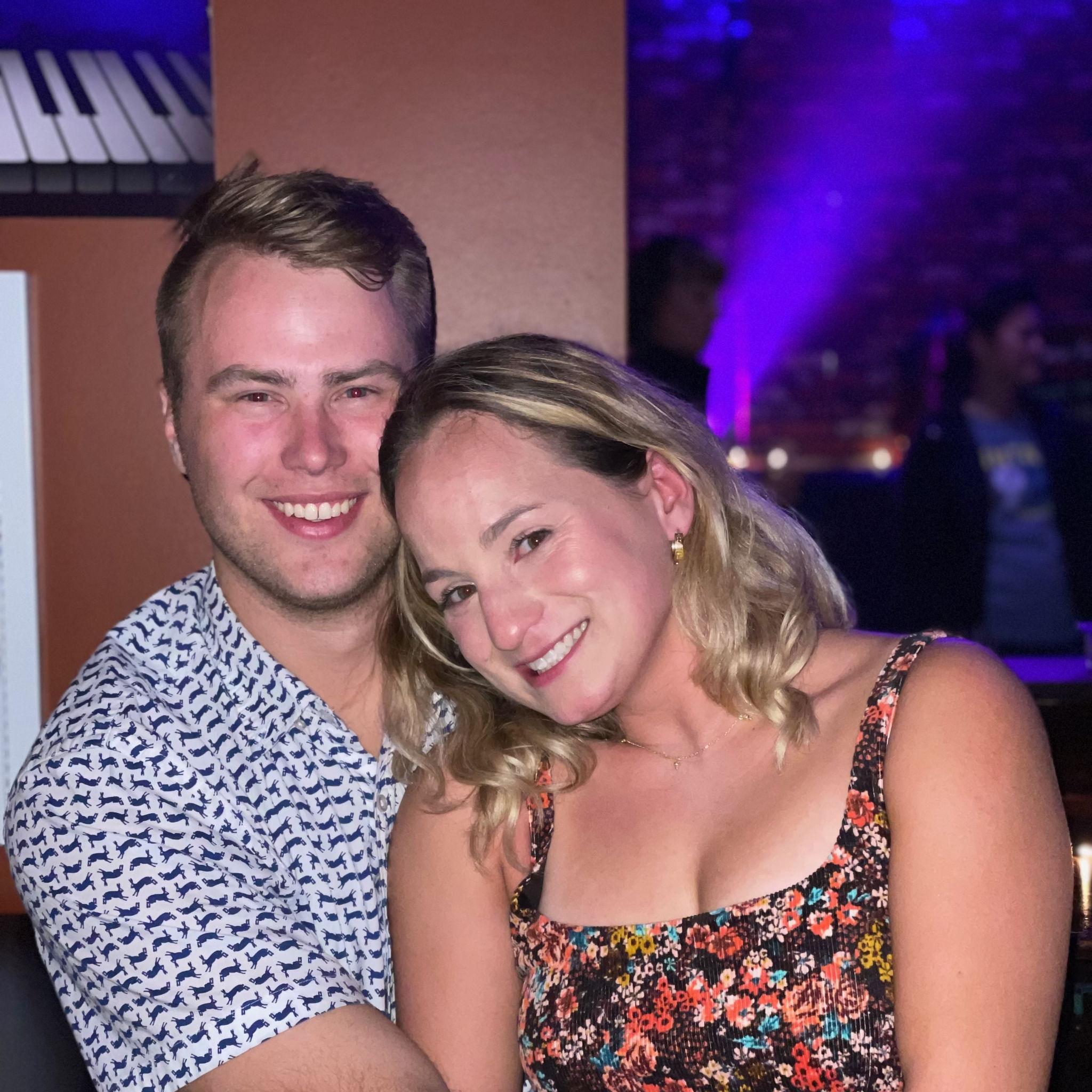 October 2021. Liam and Shannon out on the town celebrating Liam's birthday.