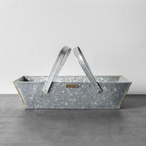 Galvinized Metal Basket - Hearth & Hand™ with Magnolia
