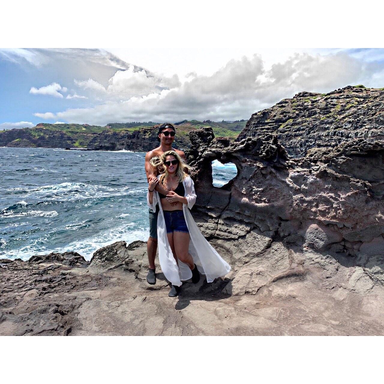 In our favorite vacation spot, Maui.
