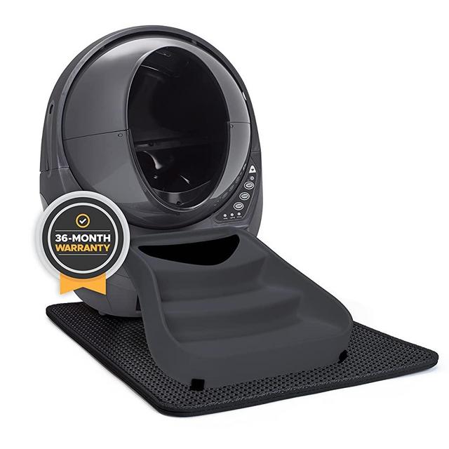 Litter-Robot 3 Connect Bundles by Whisker - Automatic, Self-Cleaning Cat Litter Box, WiFi Enabled, Includes Accessories and Extended Warranty