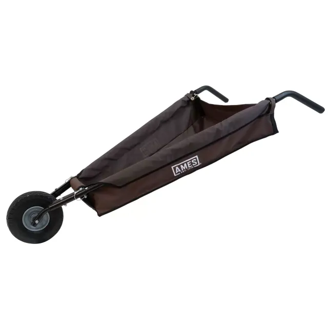 5 cu. ft. Foldable Garden Cart Wheelbarrow - Ames