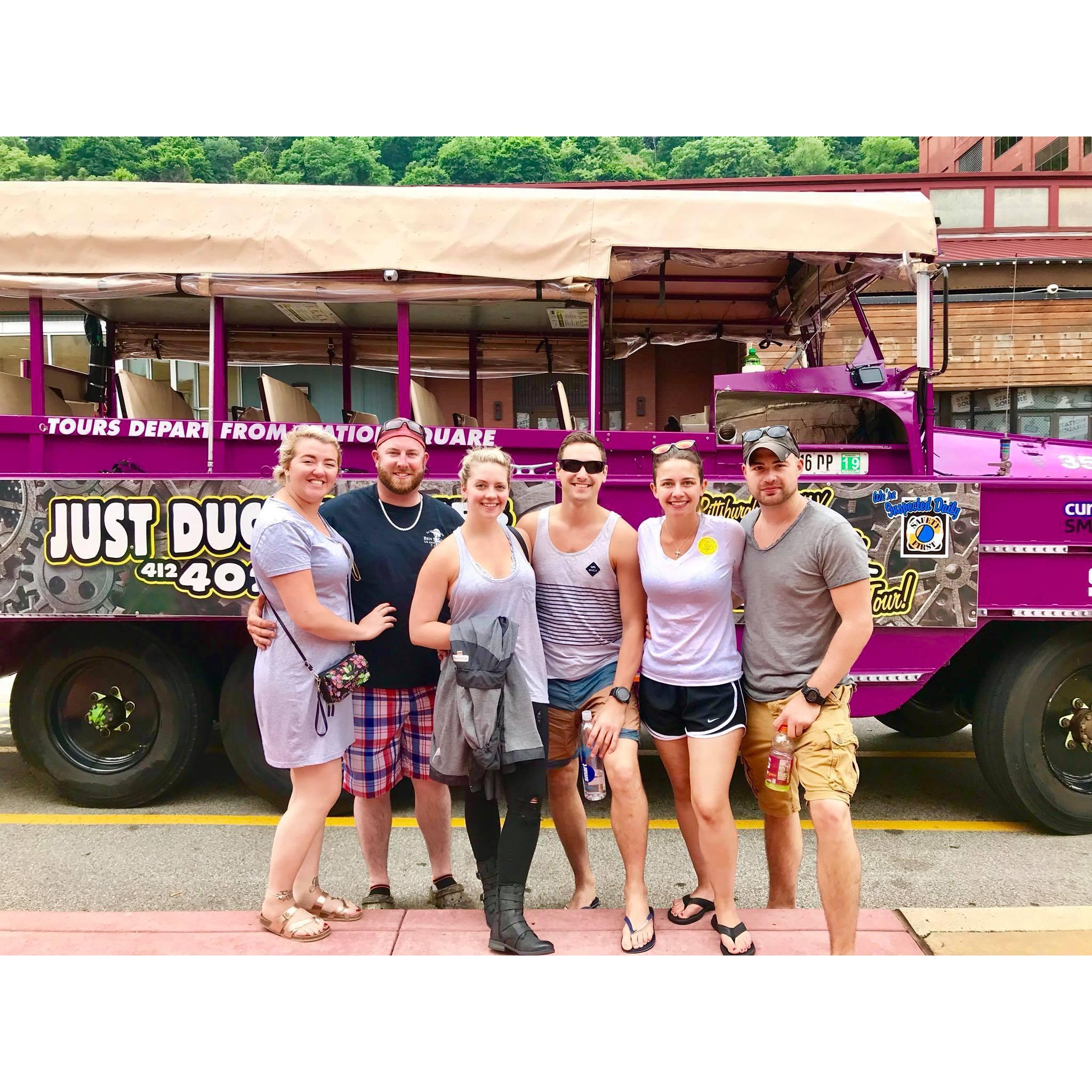 Friends come to visit Pittsburgh!