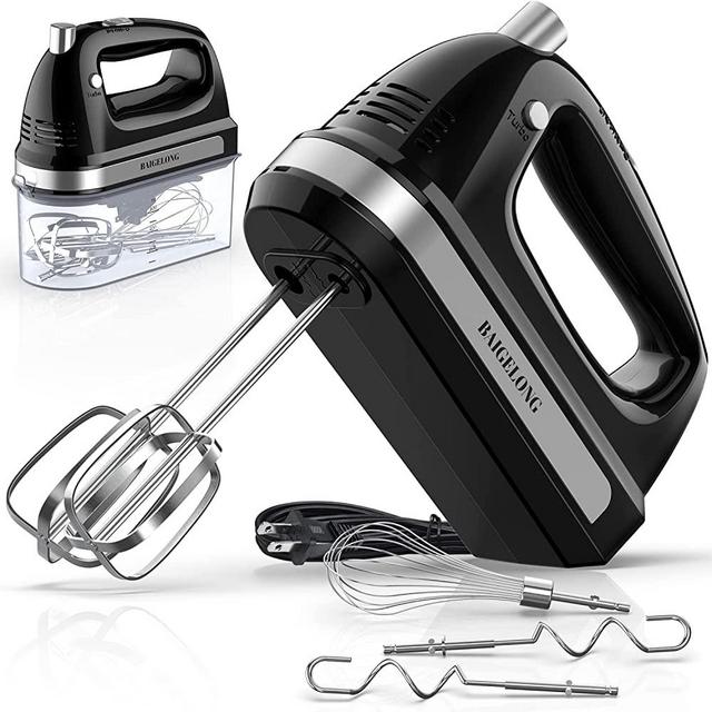 DmofwHi 5 Speed Hand Mixer Electric, 300W Ultra Power Kitchen Hand