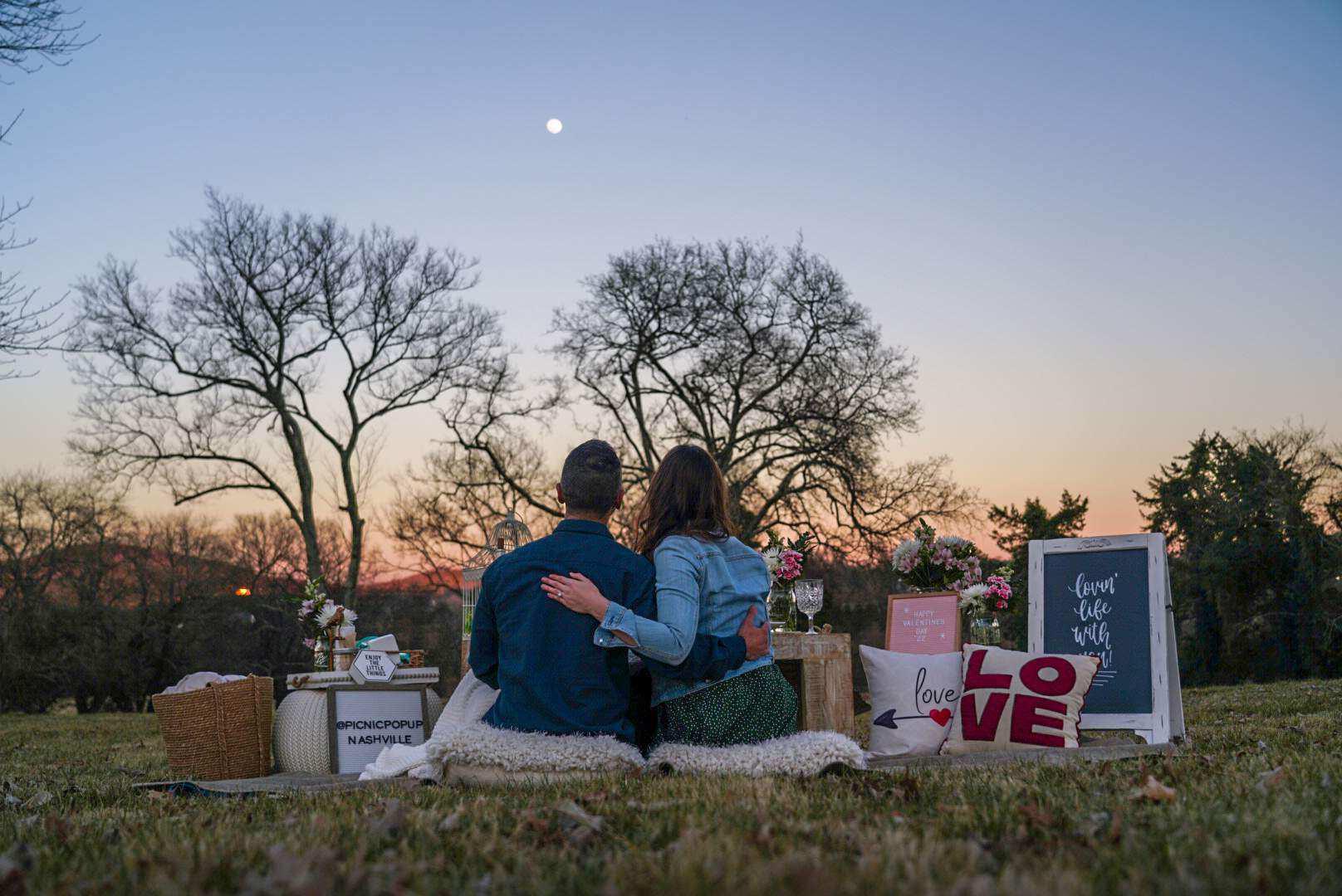 Picnic pop up proposal 🥰