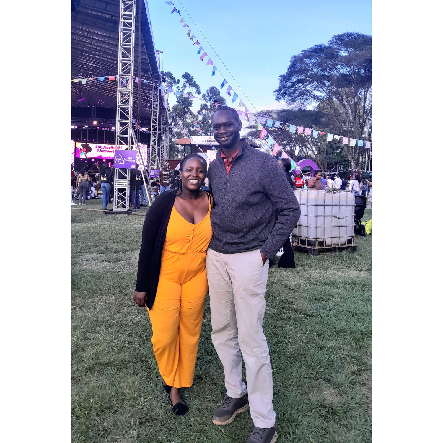 Our first Jazz festival to attend together. Special time for us!