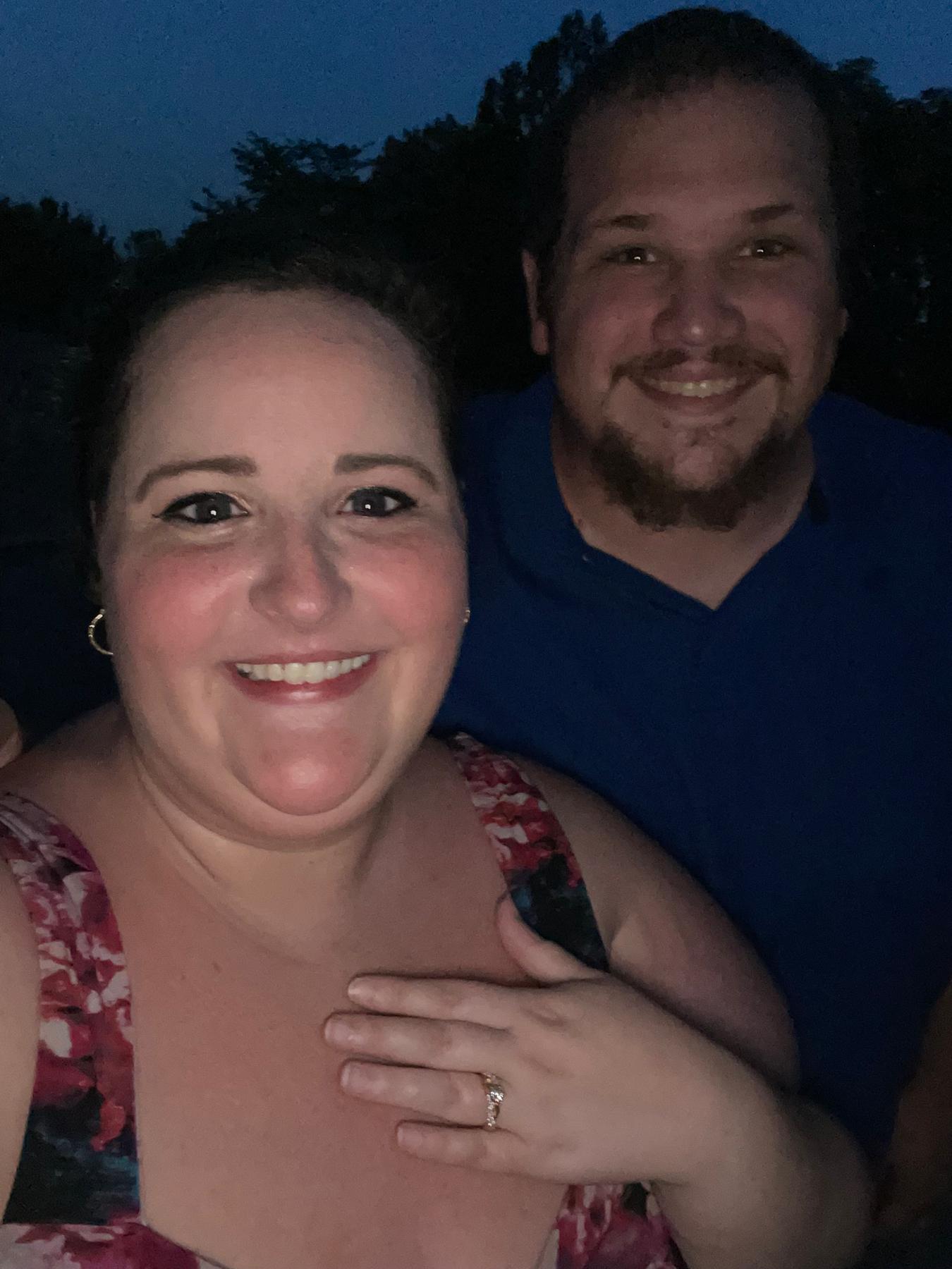 The day we got engaged! 6/30/2022