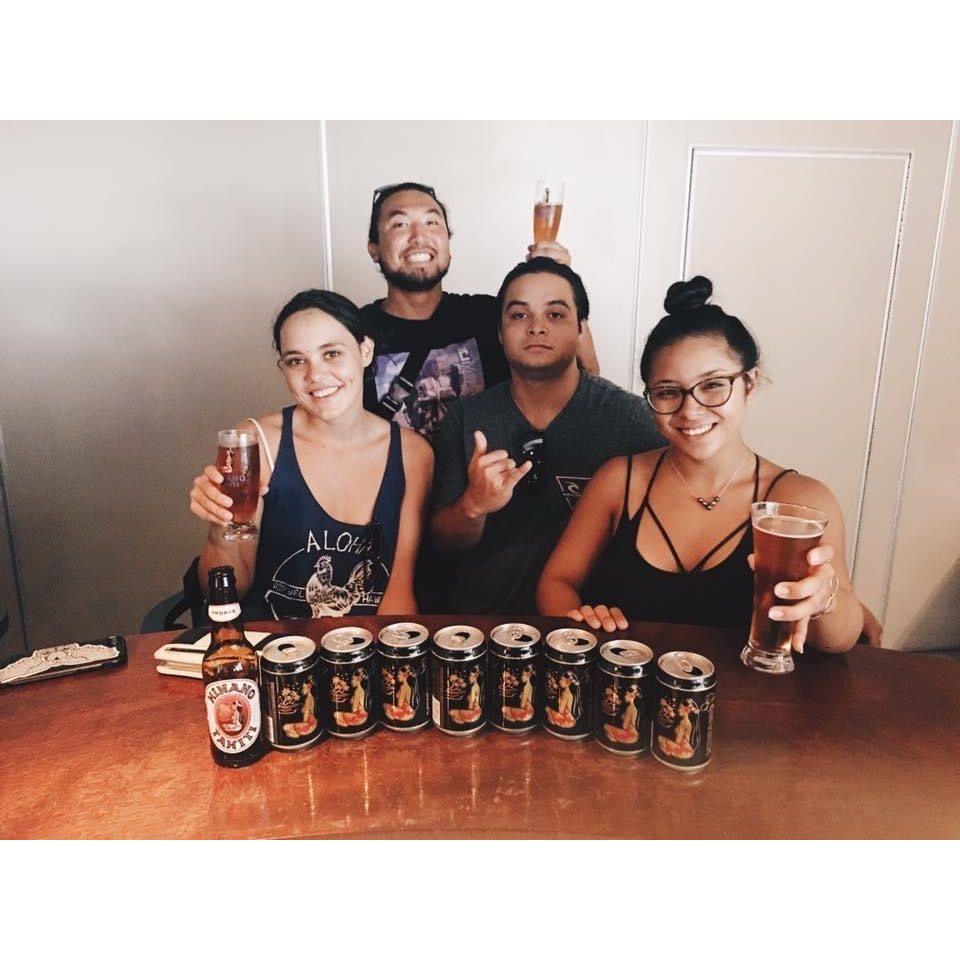 Beer tasting in Tahiti at the Hinano Brewery - 2017