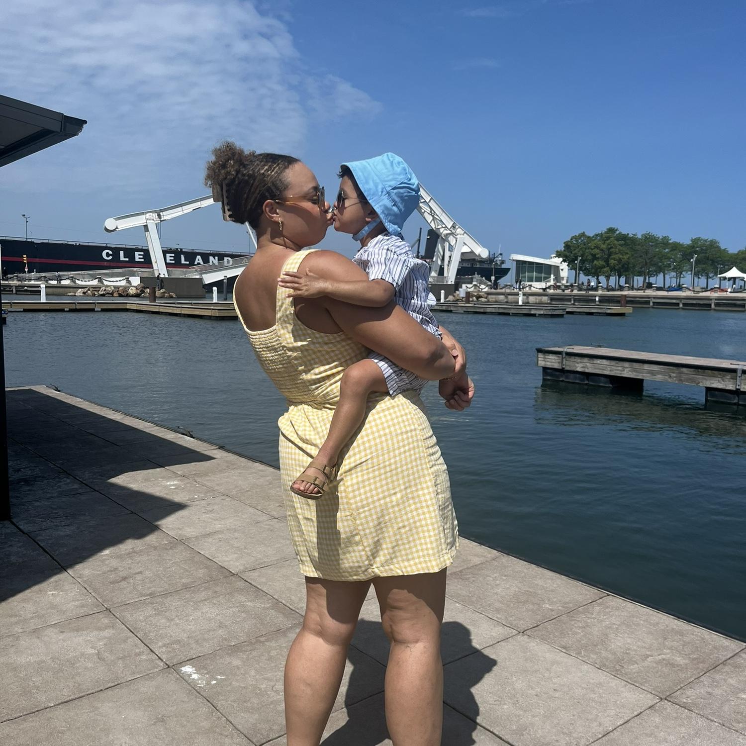 Matteo’s 1st boat ride!