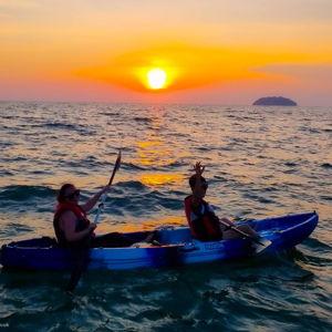 Sunset kayaking in Penang