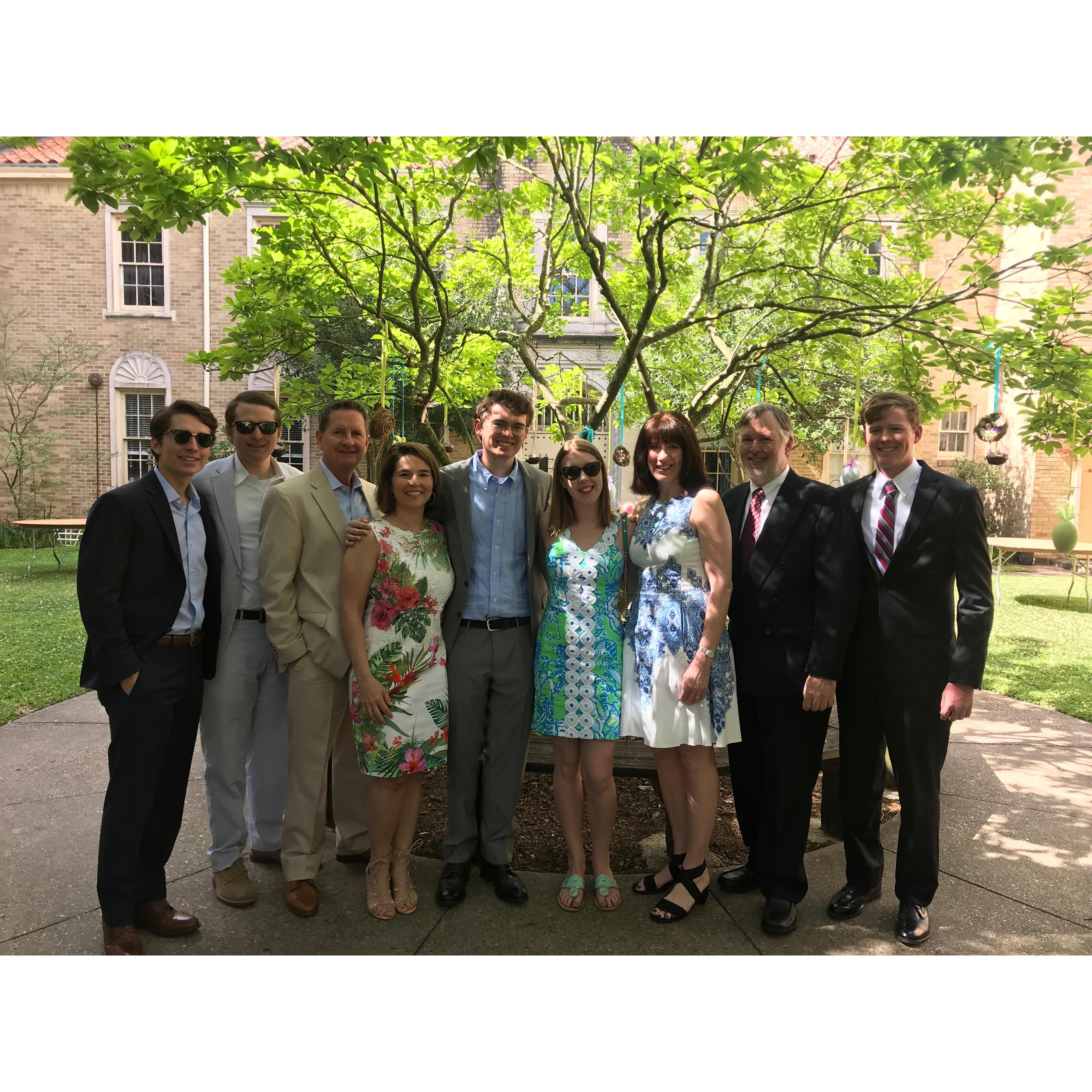 The first time the Olmsted and Pratt families met -- Easter in New Orleans!