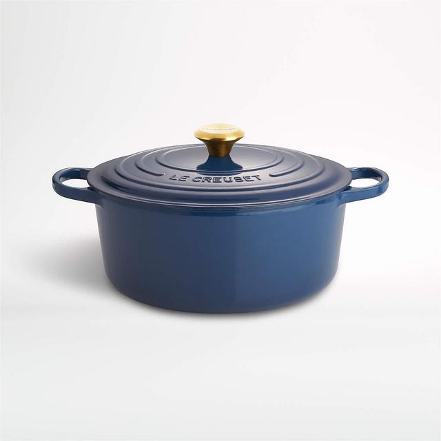 Le Creuset ® Signature 7.25-Qt. Ink Blue Enameled Cast Iron Dutch Oven