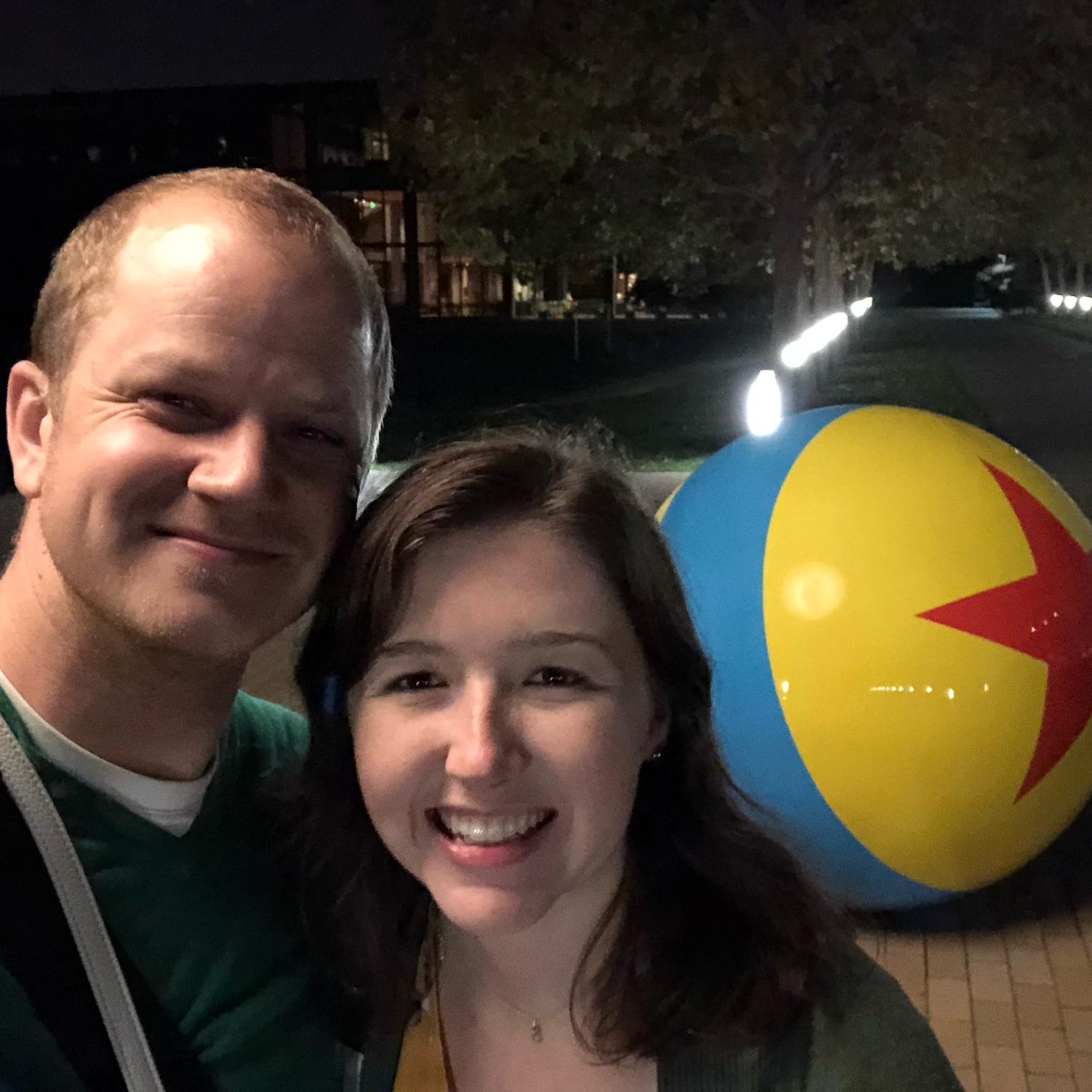 Kathryn's first visit to Pixar!