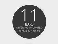 11 bars