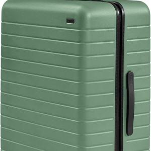 Away Large Checked Luggage, 29 Inch Hardside Suitcase with Spinner Wheels, Lightweight & Durable, TSA Lock, Sea Green