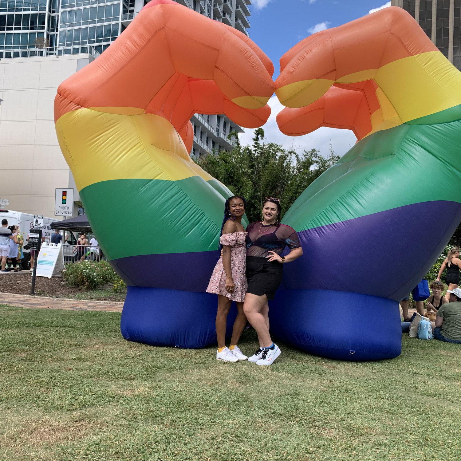Our first pride together at Orlando Pride!