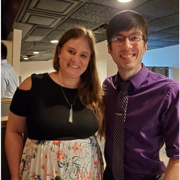 We partied at a coworker's wedding in 2023