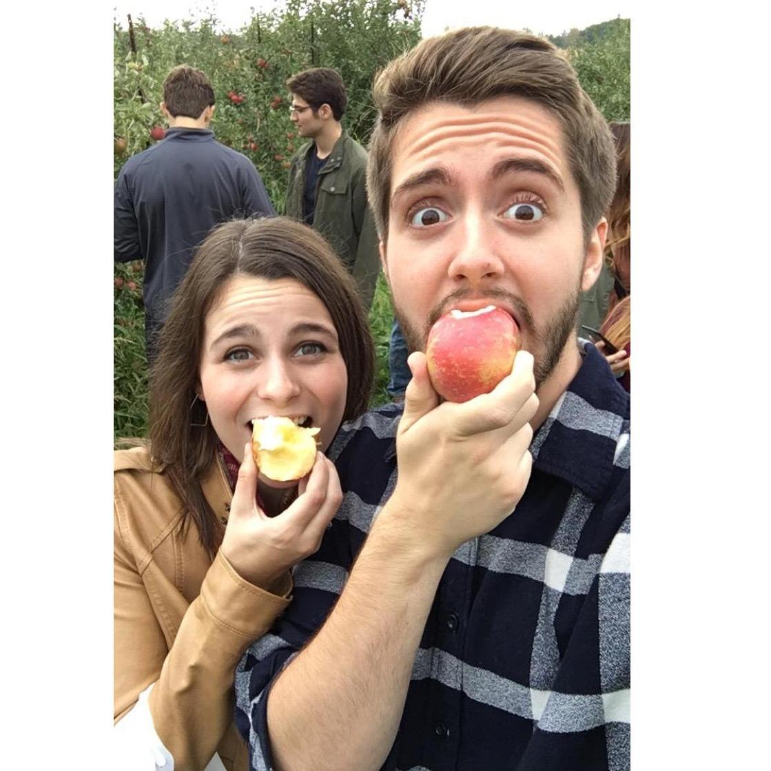 october 2, 2016. picking apples!