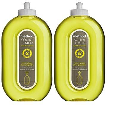 Method Squirt & Mop Hard Floor Cleaner - Lemon Ginger - 25 oz - 2 pk