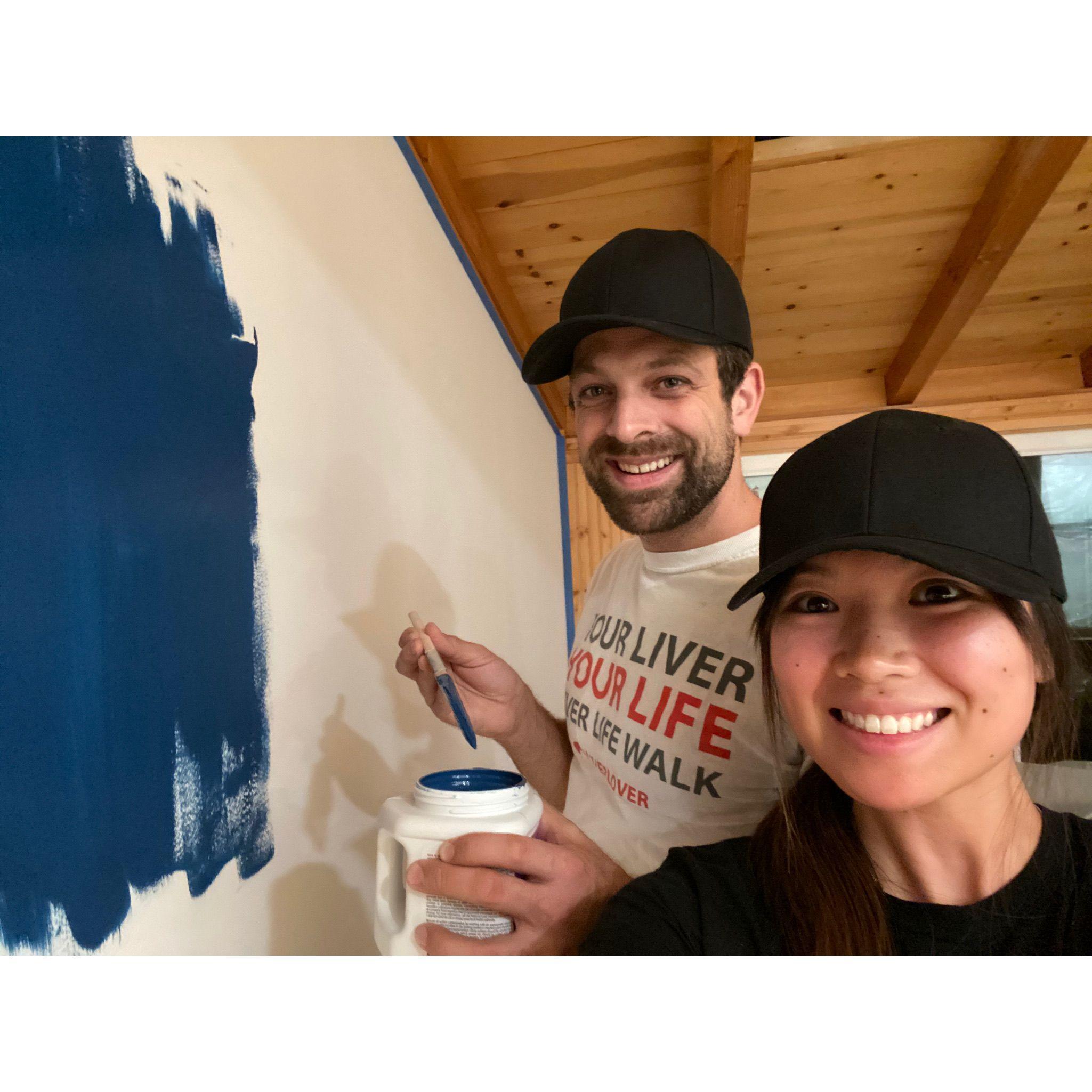 Painting the house, Nov 2019
