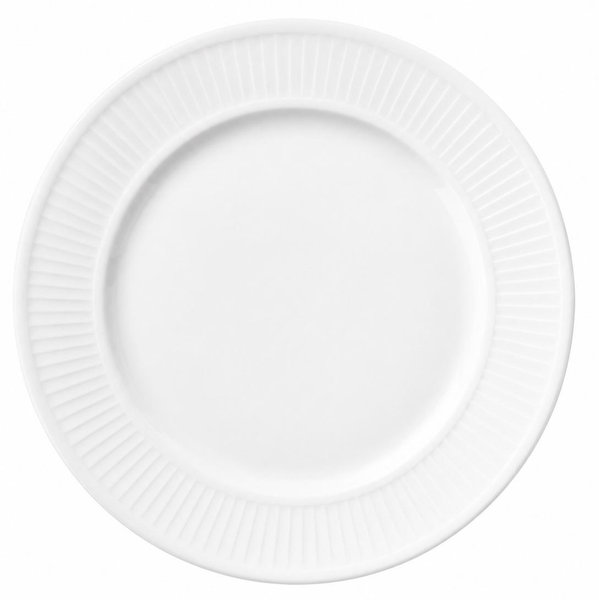 Pillivuyt Plisse Porcelain Salad Plates - Set of 8