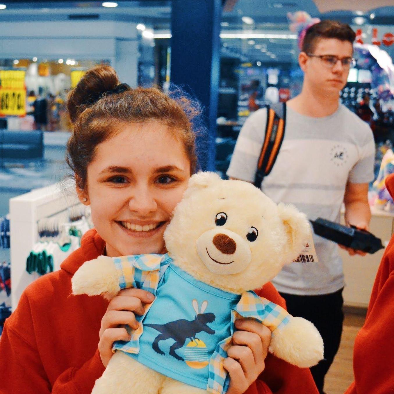 When Lauren and Jeffrey took a class trip to New Orleans. We were dating different people at the time, but he managed to photobomb her photo!