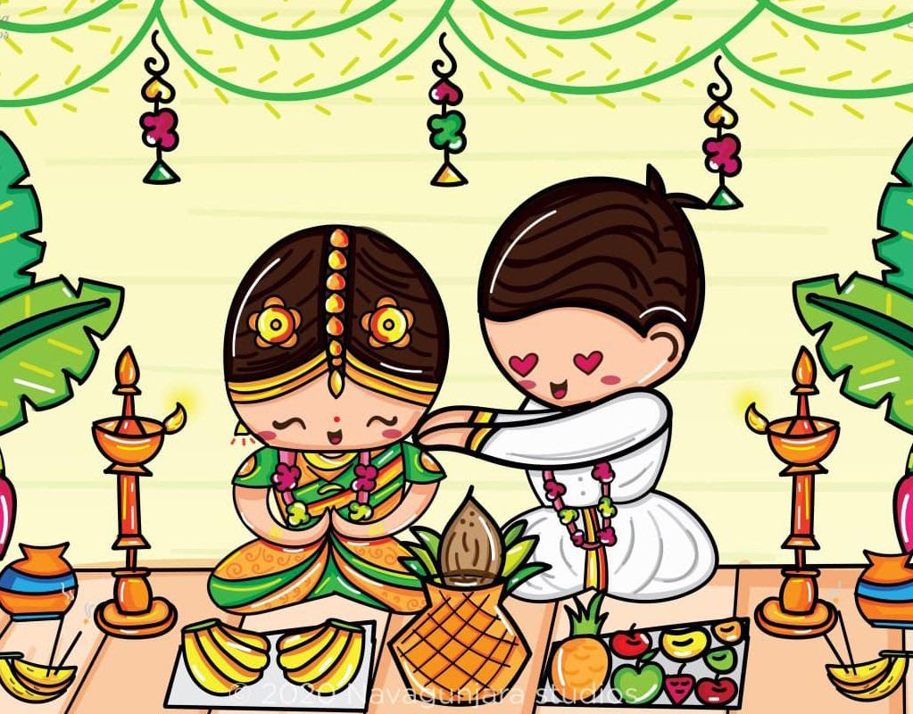 The Wedding Website of Varshini Ramesh and Abhishek Karuna