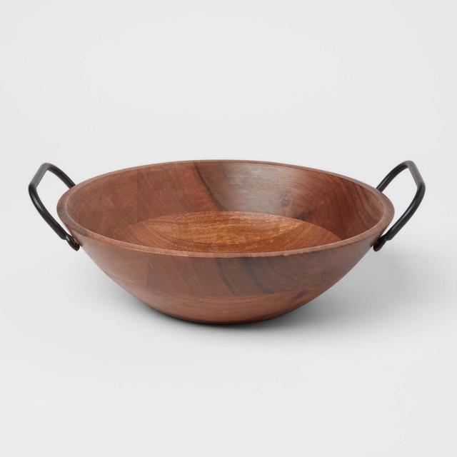 52oz Wood Medium Serving Bowl - Threshold™