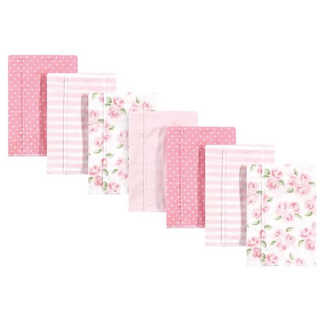 Little Treasure Unisex Baby Cotton Flannel Burp Cloths, Beyoutiful, One Size
