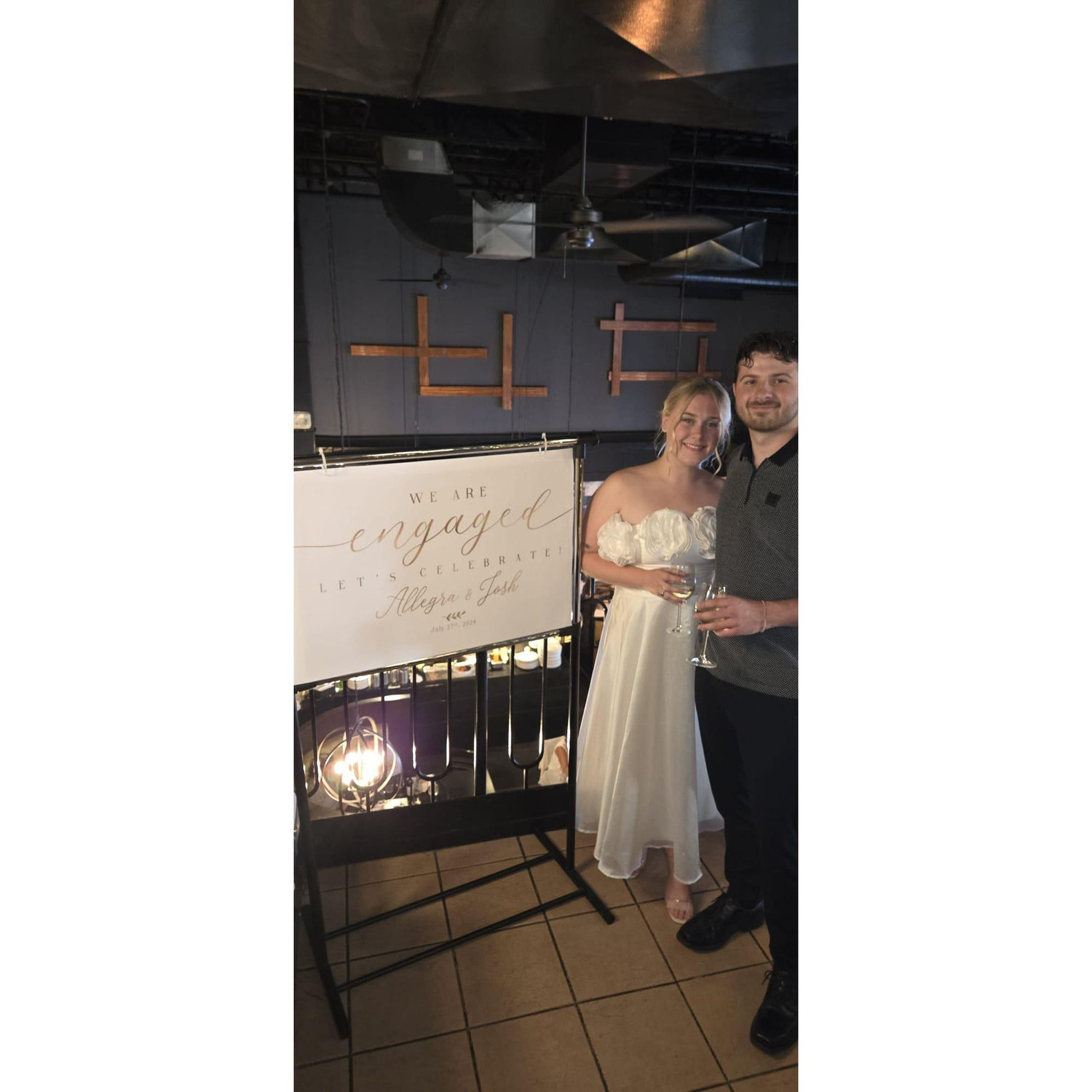 Celebrating our engagement in Ottawa!
