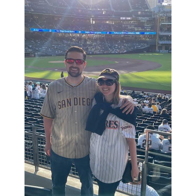 First Padres game together!